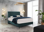 Кровать NORE Blanca, 160х200 см, темно-зеленый цвет