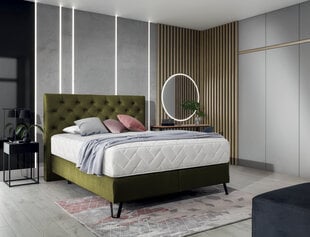 Кровать NORE Cortina, 140x200 см, зеленый цвет цена и информация | Кровати | pigu.lt
