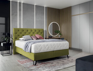 Кровать NORE Cortina, 140x200 см, светло-зеленый цвет цена и информация | Кровати | pigu.lt