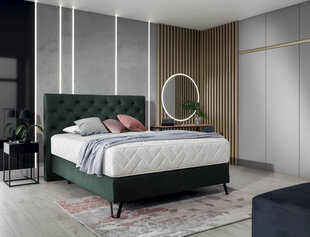 Кровать NORE Cortina, 140x200 см, темно-зеленый цвет цена и информация | Кровати | pigu.lt