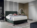 Кровать NORE Cortina, 140x200 см, темно-зеленый цвет