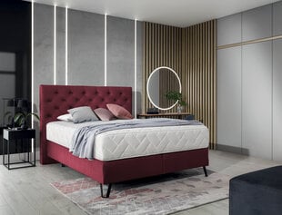 Кровать NORE Cortina, 140x200 см, красный цвет цена и информация | Кровати | pigu.lt