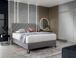 Кровать NORE Cortina, 160x200 см, серый цвет цена и информация | Кровати | pigu.lt