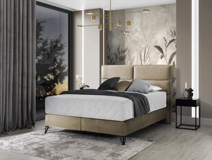 Кровать NORE Safiro, 140x200 см, бежевый цвет цена и информация | Кровати | pigu.lt