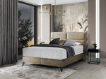 Кровать NORE Safiro, 140x200 см, бежевый цвет