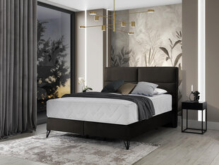Кровать NORE Safiro, 140x200 см, черный цвет цена и информация | Кровати | pigu.lt