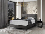 Кровать NORE Safiro, 140x200 см, серый цвет