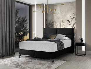 Кровать NORE Safiro, 140x200 см, черный цвет цена и информация | Кровати | pigu.lt