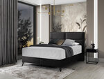 Кровать NORE Safiro, 140x200 см, темно-серый цвет