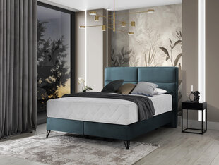 Кровать NORE Safiro, 160x200 см, синий цвет цена и информация | Кровати | pigu.lt