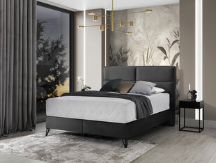 Кровать NORE Safiro, 160x200 см, темно-серый цвет цена и информация | Кровати | pigu.lt
