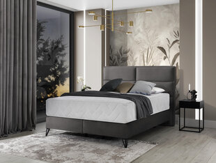 Кровать NORE Safiro, 160x200 см, темно-серый цвет цена и информация | Кровати | pigu.lt