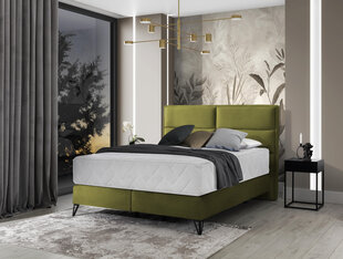 Кровать NORE Safiro, 180x200 см, зеленый цвет цена и информация | Кровати | pigu.lt