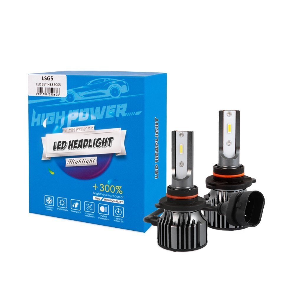 LED lempų rinkinys M-Tech HB3 / 9005 kaina ir informacija | Automobilių lemputės | pigu.lt