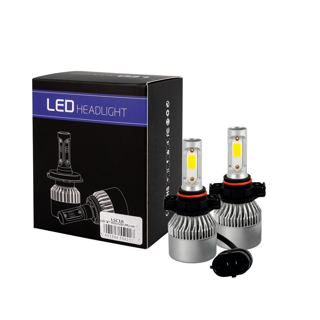 LED lempučių rinkinys M-Tech H16/5202/PS24W kaina ir informacija | Automobilių lemputės | pigu.lt