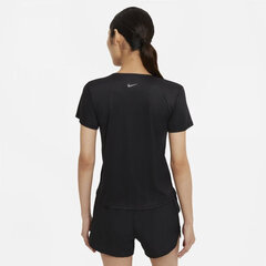 Sportiniai marškinėliai moterims Nike Swoosh Run CZ9278-010, juodi kaina ir informacija | Sportinė apranga moterims | pigu.lt