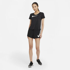 Sportiniai marškinėliai moterims Nike Swoosh Run CZ9278-010, juodi kaina ir informacija | Sportinė apranga moterims | pigu.lt