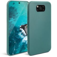 Moozy Minimalist Silikoninis Dėklas Xiaomi Poco X3 Pro, Xiaomi Poco X3 NFC, Xiaomi Poco X3, Pilka Mėlyna - Matinės Dangos Plonas TPU Dėklas kaina ir informacija | Telefono dėklai | pigu.lt