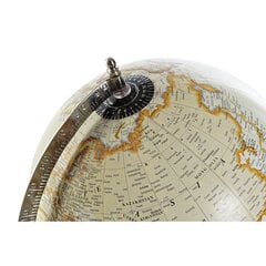 Земной глобус DKD Home Decor Серебристый Бежевый Металл (27 x 25 x 40 cm) цена и информация | Другие оригинальные подарки | pigu.lt