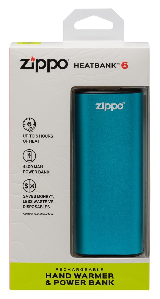 Zippo HeatBank® 6 įkraunamas rankų šildytuvas + maitinimo bankas kaina ir informacija | Atsarginiai maitinimo šaltiniai (power bank) | pigu.lt