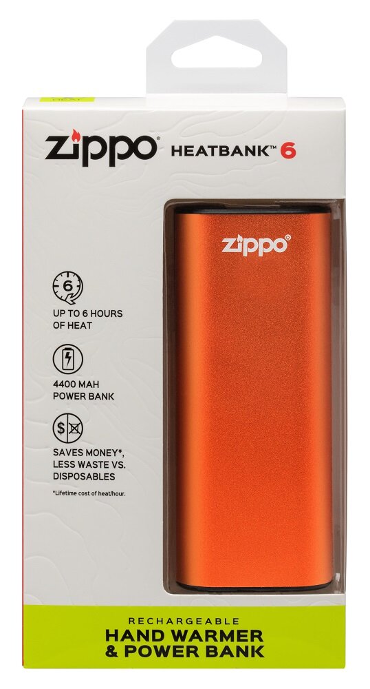 Zippo HeatBank® 9s Plus įkraunamas rankų šildytuvas + maitinimo bankas kaina ir informacija | Atsarginiai maitinimo šaltiniai (power bank) | pigu.lt