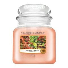 Yankee Candle Tranquil Garden 411 г цена и информация | Подсвечники, свечи | pigu.lt