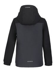 Icepeak куртка детская софтшелл Konan JR 51897-2*290, серый/черный 6438535309901 цена и информация | Свитеры, жилетки, пиджаки для мальчиков | pigu.lt