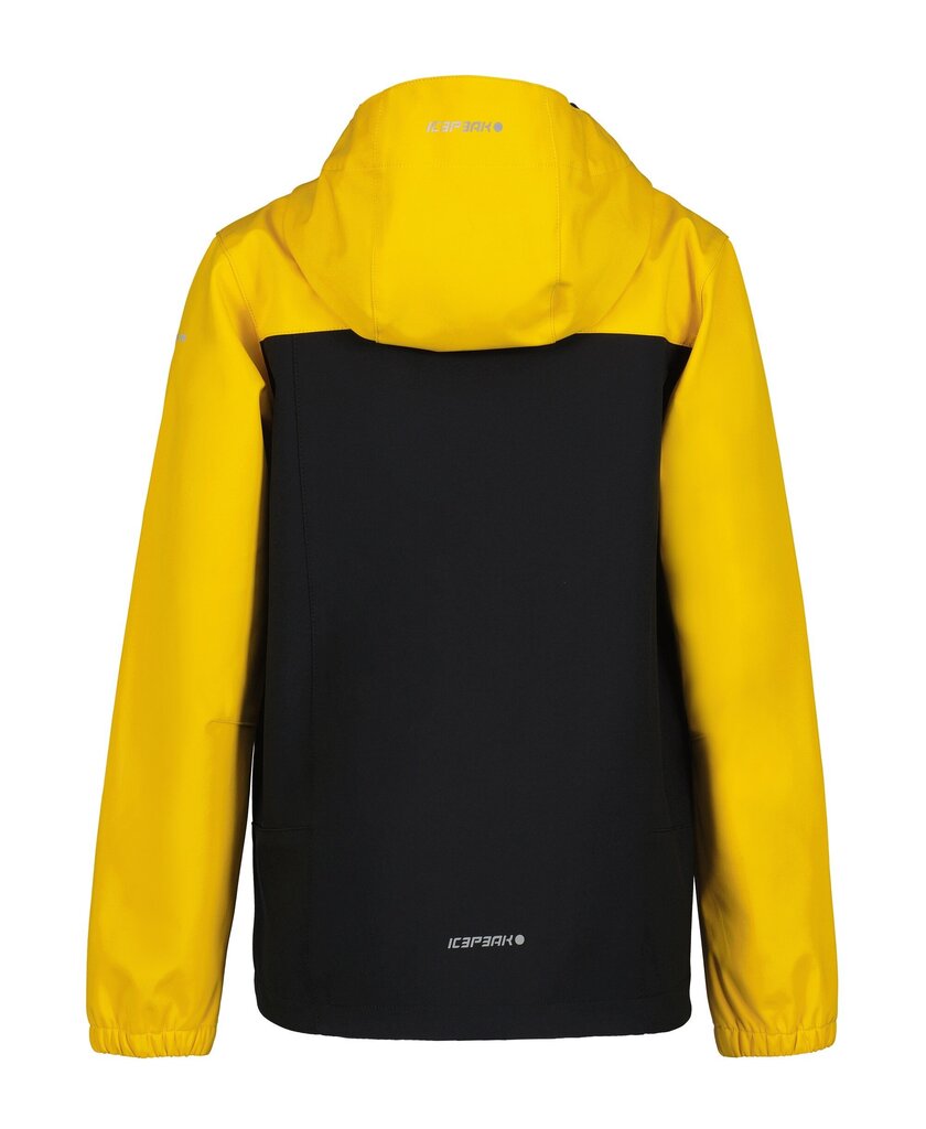 Striukė berniukams Icepeak Softshell Kenmore 519132438, geltona цена и информация | Striukės berniukams | pigu.lt