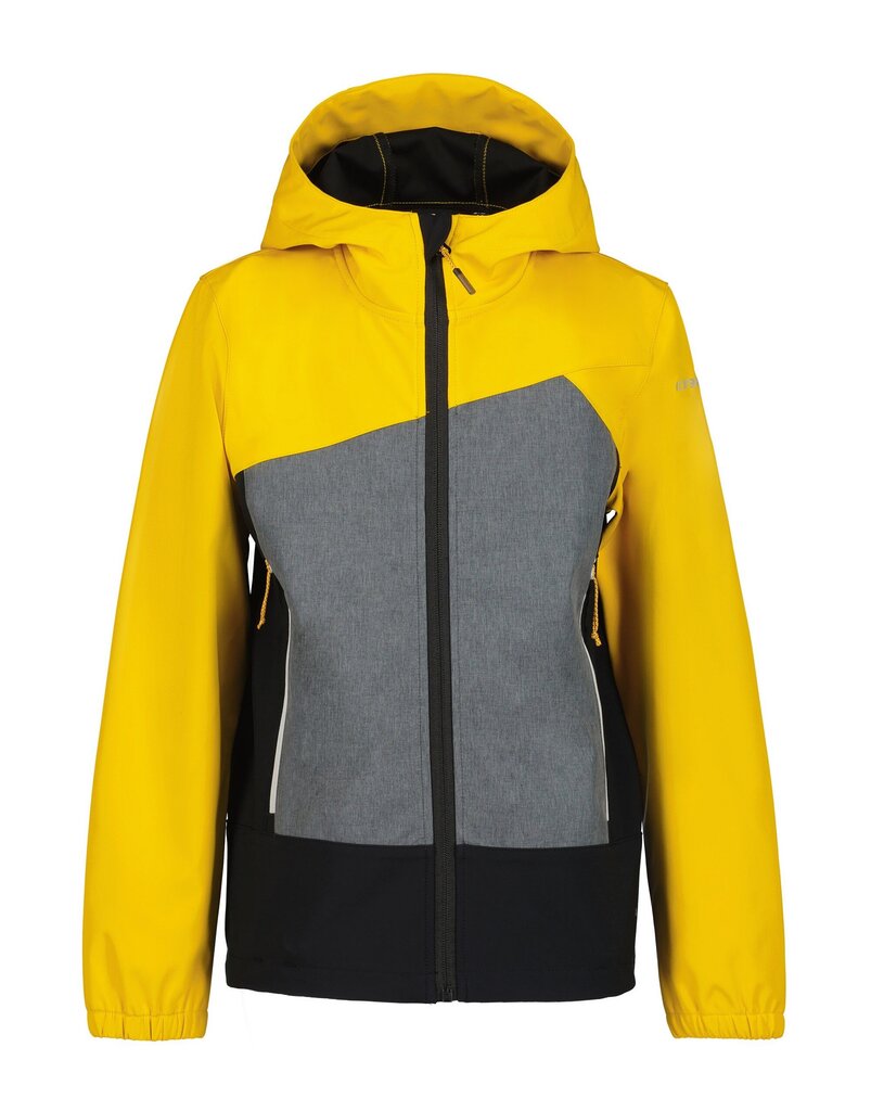 Striukė berniukams Icepeak Softshell Kenmore 519132438, geltona цена и информация | Striukės berniukams | pigu.lt