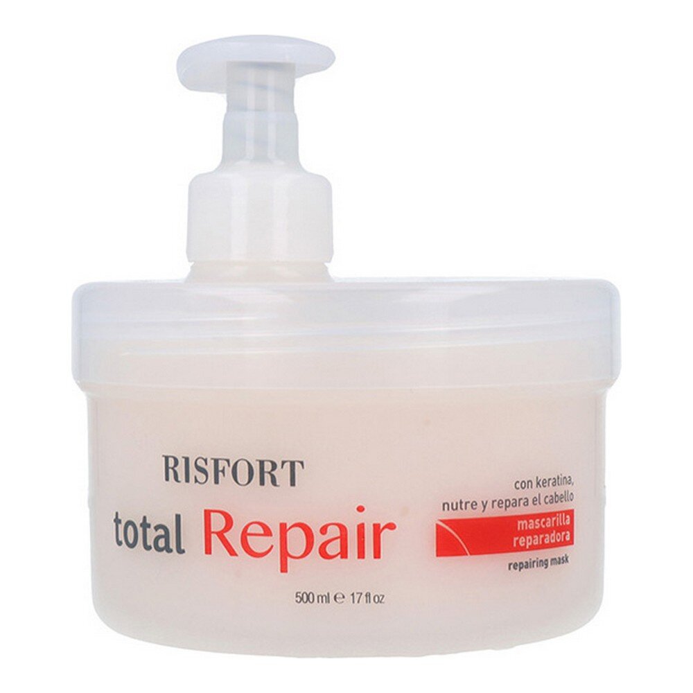 Plaukų kaukė Total Repair Risfort, 500 ml цена и информация | Priemonės plaukų stiprinimui | pigu.lt