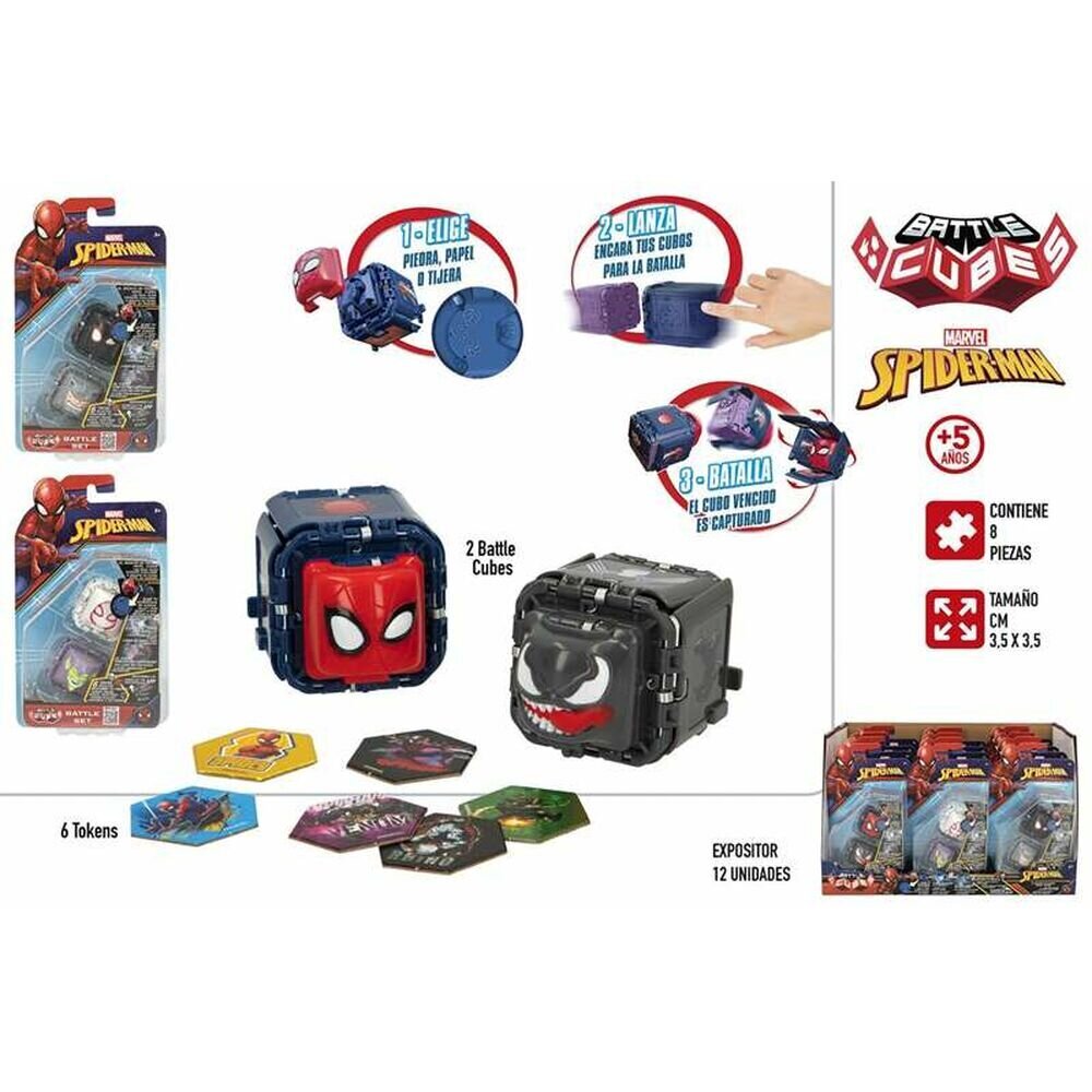 Žaidimas Playset Spiderman Battle Cubes цена и информация | Stalo žaidimai, galvosūkiai | pigu.lt