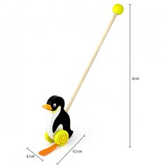 Medinis stumiamas žaislas Pingvinas kaina ir informacija | Žaislai kūdikiams | pigu.lt