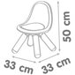 Kėdė su atlošu SMOBY, mėlyna/balta kaina ir informacija | Vaikiški sėdmaišiai, foteliai, pufai | pigu.lt