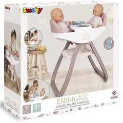 Кресло для кормления кукол-близнецов SMOBY Baby Nurse  цена и информация | Игрушки для девочек | pigu.lt