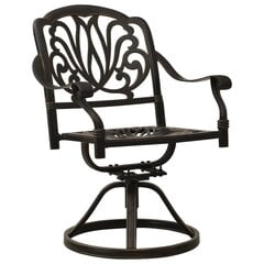 2-ių sodo kėdžių komplektas vidaXL, rudas kaina ir informacija | Lauko kėdės, foteliai, pufai | pigu.lt