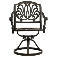 2-ių sodo kėdžių komplektas vidaXL, rudas kaina ir informacija | Lauko kėdės, foteliai, pufai | pigu.lt