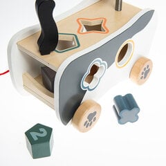 Деревянная игрушка-сортировщик Кошка Smiki цена и информация | Игрушки для малышей | pigu.lt