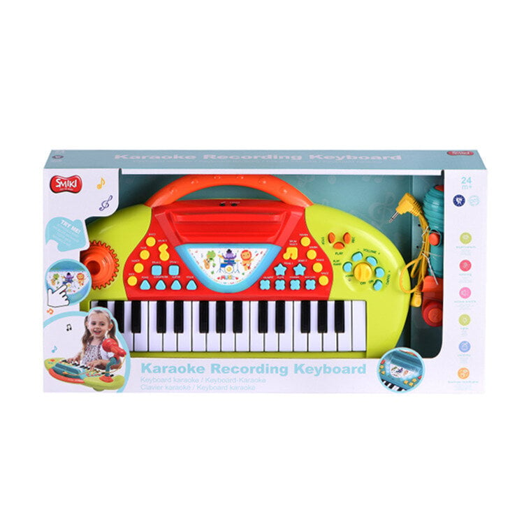 Pianinas su karaoke Smiki 2 m+ kaina ir informacija | Žaislai kūdikiams | pigu.lt