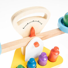 Žaislinės medinės svarstyklės Smiki kaina ir informacija | Žaislai mergaitėms | pigu.lt