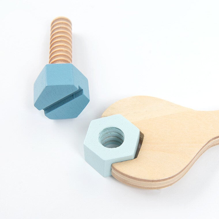 Jaunojo meistro medinis įrankių rinkinys Smiki цена и информация | Žaislai berniukams | pigu.lt