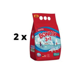 Стиральный порошок Bonux White, Polar Ice Fresh, 3кг./40шт. х 2 шт. упаковка цена и информация | Средства для стирки | pigu.lt