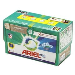 Капсулы для стирки Ariel Mountain Spring, 24 стирки по 3 шт. упаковка цена и информация | Средства для стирки | pigu.lt