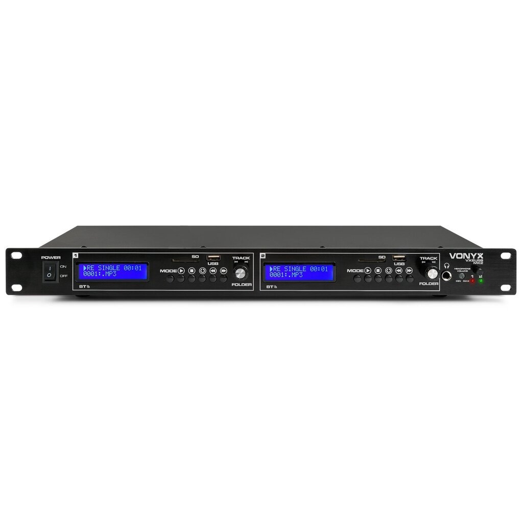 Vonyx VX2USB MK2 Двойной медиаплеер USB/SD/BT цена | pigu.lt