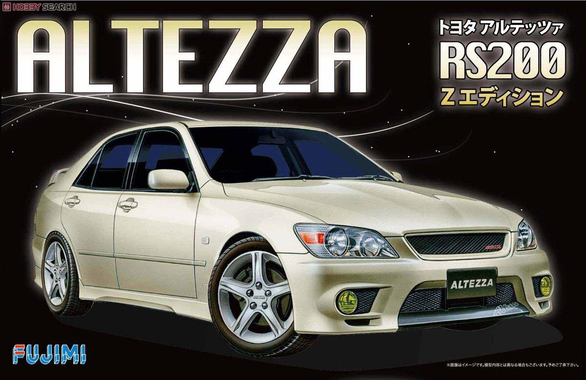 Klijuojamas Modelis Fujimi ID-27 Toyota Altezza RS200 Z Edition w/Window Frame Masking Seal 1/24 , 39503 kaina ir informacija | Klijuojami modeliai | pigu.lt