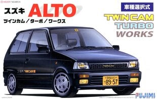 Klijuojamas Modelis Fujimi ID-56 Suzuki Alto Twincam/Turbo/Altoworks 1/24 , 46303 kaina ir informacija | Klijuojami modeliai | pigu.lt