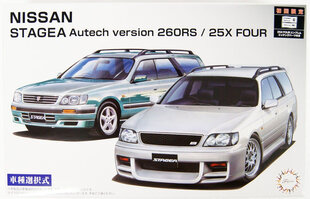 Klijuojamas Modelis Fujimi ID-147 Nissan Stagea Autech Version 260RS/25X Four 1/24 , 46136 kaina ir informacija | Klijuojami modeliai | pigu.lt