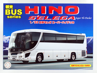 Klijuojamas Modelis Fujimi BUS-1 Hino S`elega Super Hi Decker 1/32 , 11103 kaina ir informacija | Klijuojami modeliai | pigu.lt