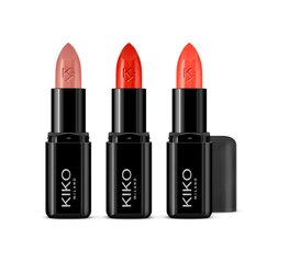 Lūpų dažų rinkinys Smart Fusion Lipstick Kit Kiko Milano, 3 vnt kaina ir informacija | Lūpų dažai, blizgiai, balzamai, vazelinai | pigu.lt