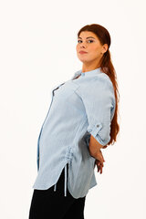 Блуза-рубашка классического кроя со спортивными элементами цена и информация | Женские блузки, рубашки | pigu.lt