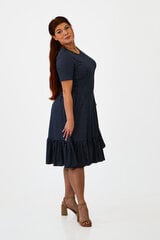 Приталенное платье-годе в мелкий горошек цена и информация | Платья | pigu.lt
